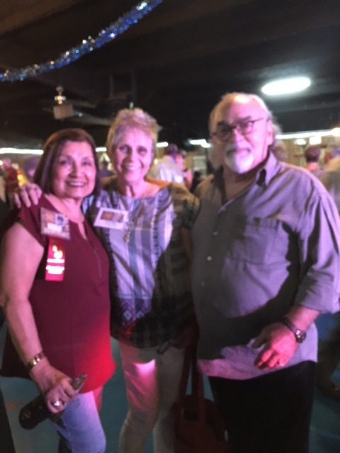 Carla Castro, Sandy Ellis and Robbie Greig